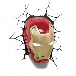 Marvel 3D LED Light Iron Man - Poškodené balenie !